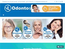 Tablet Screenshot of odontosaludp.com